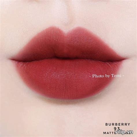 Review son Burberry Matte 93 Russet màu đỏ đất (vỏ  